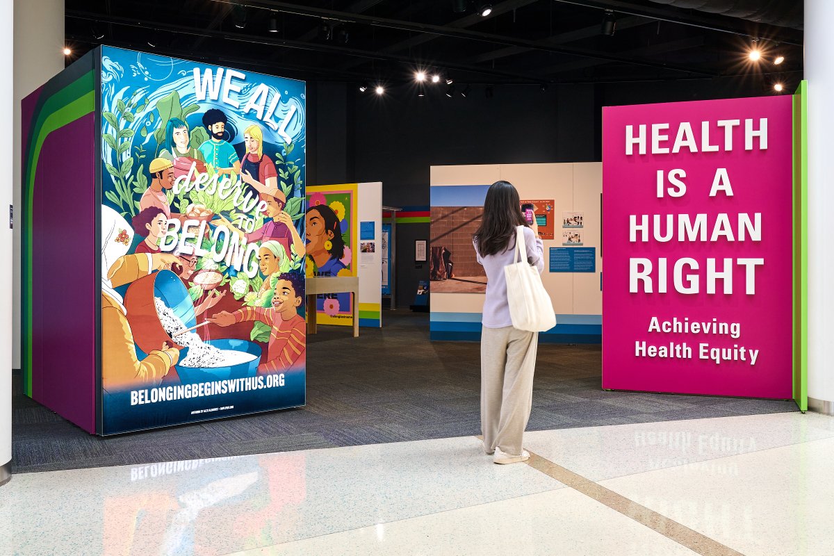Health Is a Human Right: Achieving Health Equity is the latest exhibition at the David J. Sencer CDC Museum, that explores how communities are improving health outcomes across the United States. Visit the exhibit with friends and family this holiday! bit.ly/3P07WQL