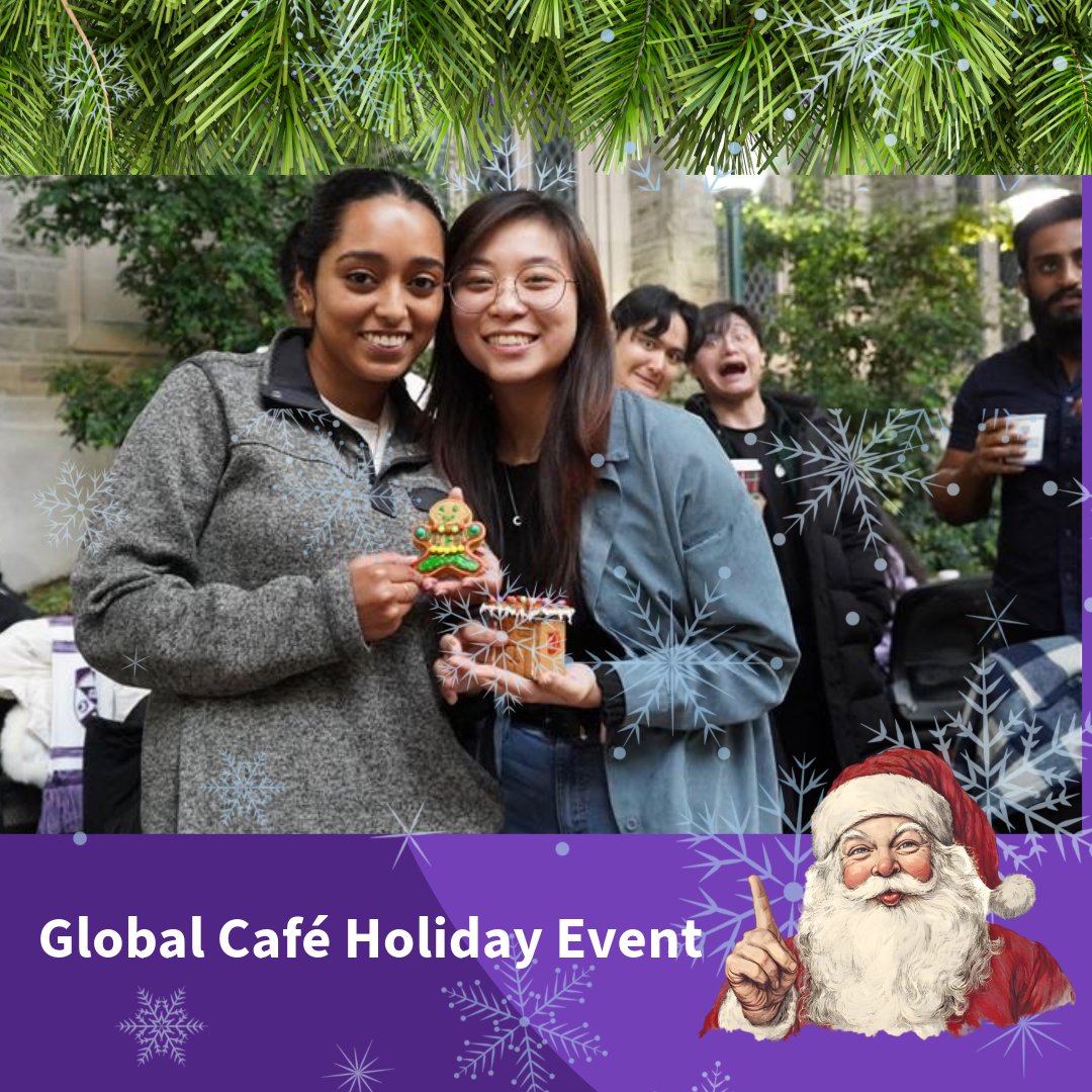 Western International (@westernuintl) on Twitter photo Join us at Global Café this week for a special holiday event! Decorate cookies, enjoy some festive treats and celebrate the season with friends from around the world!
All #WesternU students are welcome - no registration required.
Dec. 19, 3-5 pm
Atrium, IGAB
<a href="/westernuse/">Student Experience</a> Join us at Global Café this week for a special holiday event! Decorate cookies, enjoy some festive treats and celebrate the season with friends from around the world!
All #WesternU students are welcome - no registration required.
Dec. 19, 3-5 pm
Atrium, IGAB
<a href="/westernuse/">Student Experience</a>
