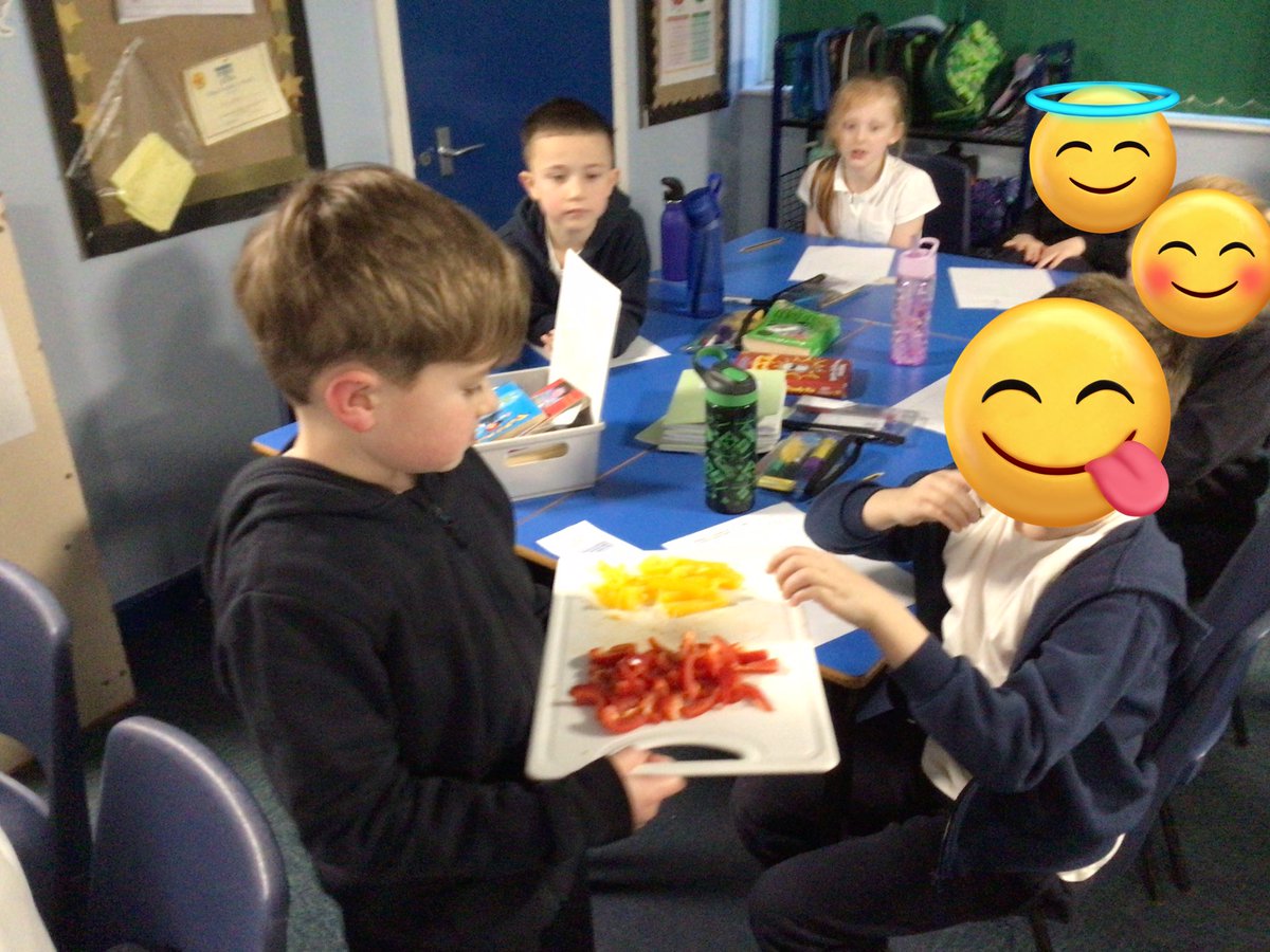 AusthorpeY3's tweet photo. Preparations last week were also very thorough! It was great to see so many children trying different foods and taste testing salad ingredients…even if we weren’t quite sure how we felt about all of them! https://t.co/ro0CyquMVk