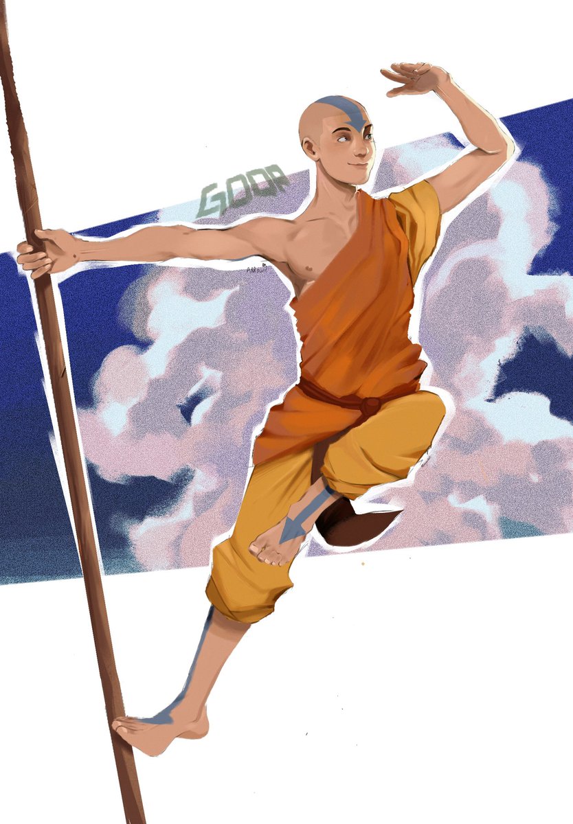 goopsurs's tweet photo. Aang has been gone for 200 yrs now :((( #atla #aang #AvatartheLastAirbender https://t.co/hqCWcRmZAC