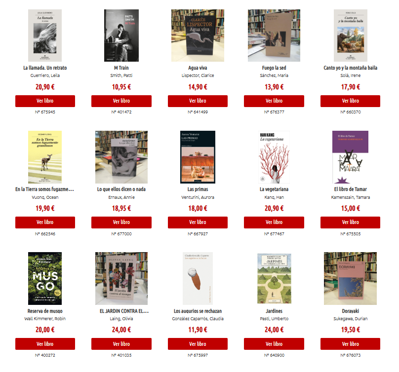 Y nuestra nueva web, que funciona CASI perfectamente: libreriapraga.com