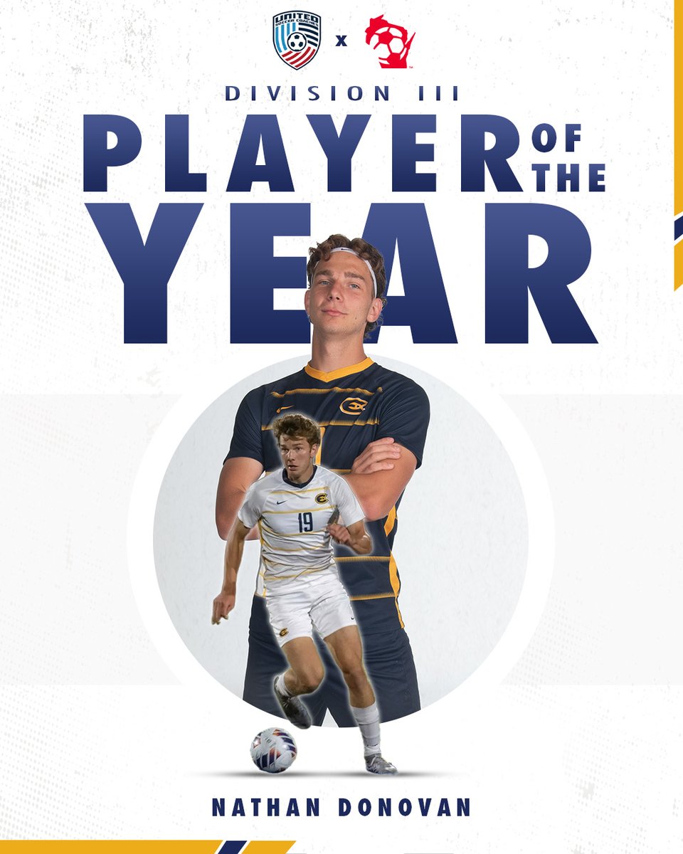 #WIACSOCCER | <a href="/UWECblugolds/">UWEC Athletics</a> Donovan Tabbed United Soccer Coaches NCAA Division III Player of the Year!

🔗: bit.ly/3ZF3rA0
 
#ExcellenceInAction
#d3soc