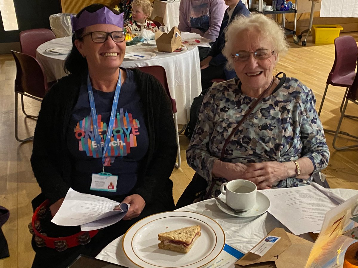 HighfieldLA's tweet photo. It's sing-a-long time. Tambourines at the ready! #CommunityParty #WinterGiftProgramme #BeEngaged #LeadingMyCommunity. https://t.co/2PRpgPR2cB