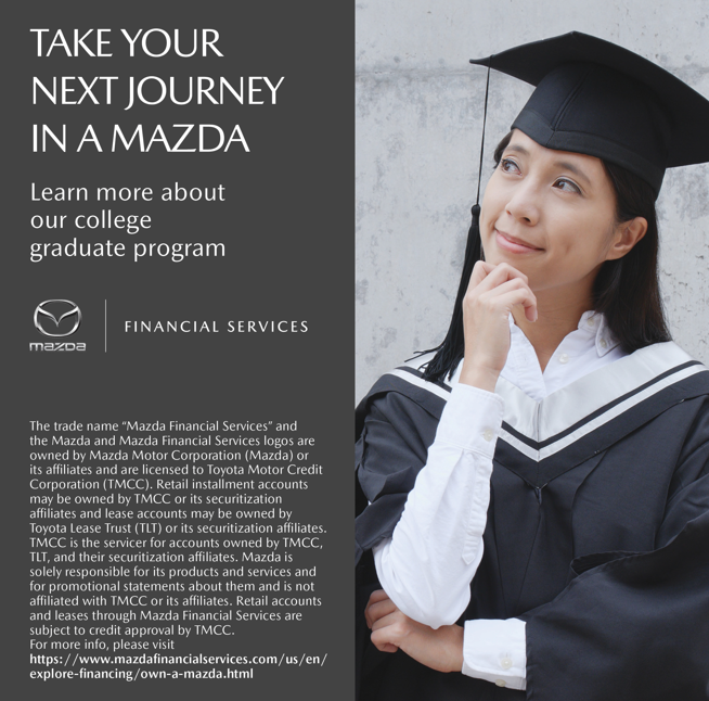 CWMazda's tweet image. 🎓 New degree, new adventures! Start your next chapter with Mazda's College Graduate Program and hit the road in style. 🚗✨

Find out more: cardinalewaymazdamesa.com/?utm_campaign=…

#MazdaJourney #CollegeGradLife #DriveYourDreams #CardinalewayMazdaMesa