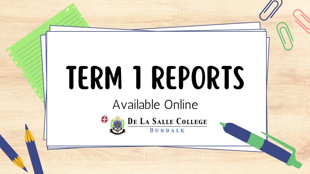 Dear Parents/Guardians, Term 1 reports are now available to be viewed online on VSware through the School App. Please log in using your credentials to access your son's report. If you encounter any difficulties or have any questions, do not hesitate to contact the school office.
