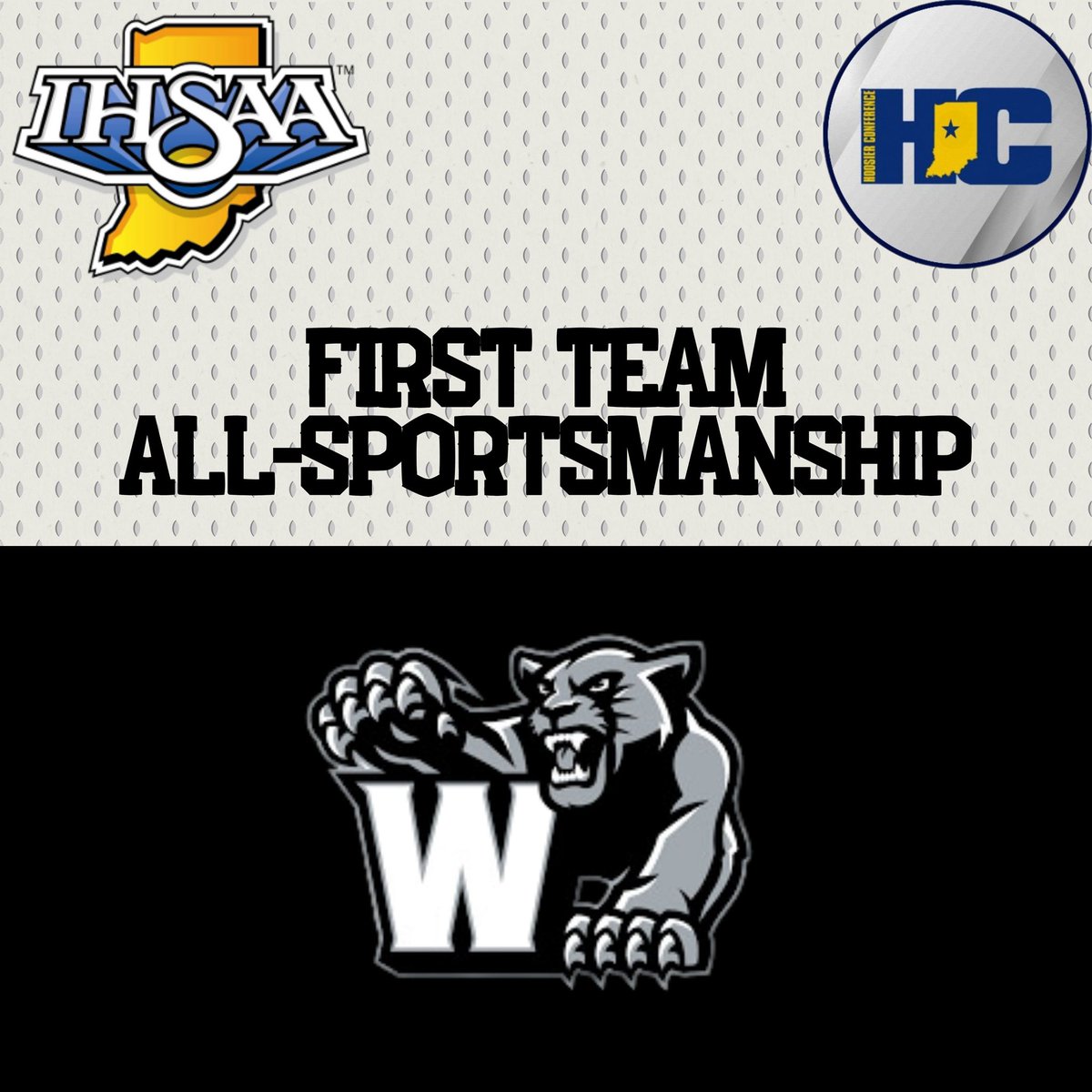 Yesterday, December 16th, Western High School was awarded First Team All-Sportsmanship by the <a href="/IHSAA1/">IHSAA</a> 

We would like to say thank you to all of our athletes, coaches, and fans for demonstrating true sportsmanship both on and off the field of play. 

#PantherPride