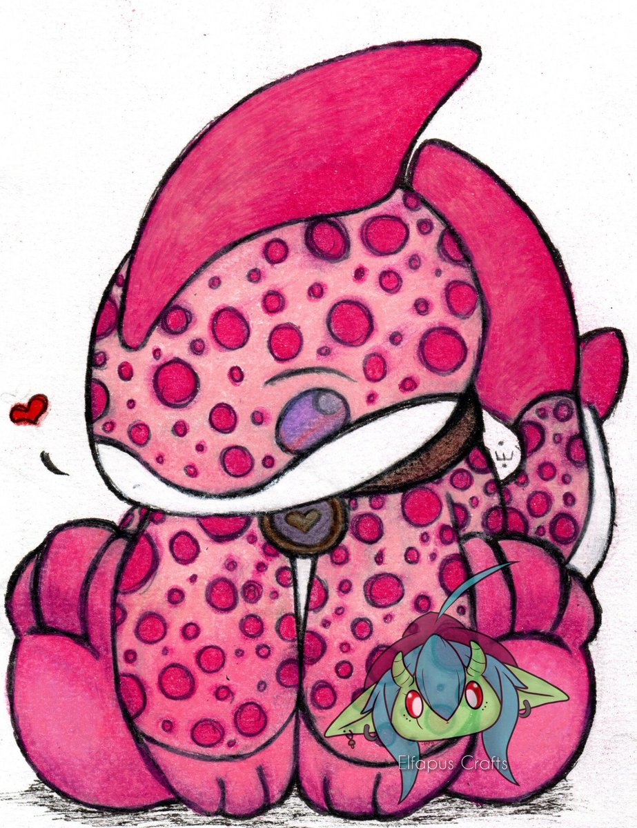 Fruitloop! My shark puppy ♡ 
Loop is a good boy, he is.. a puppy.. so trouble comes his way no matter what. He is proudly pink, just don't tease about his dots, he does his best not to bite.. 🦈 

 #artist #sharkpuppy #artist #furryart #furryfandom #furryfan #furrycommunit