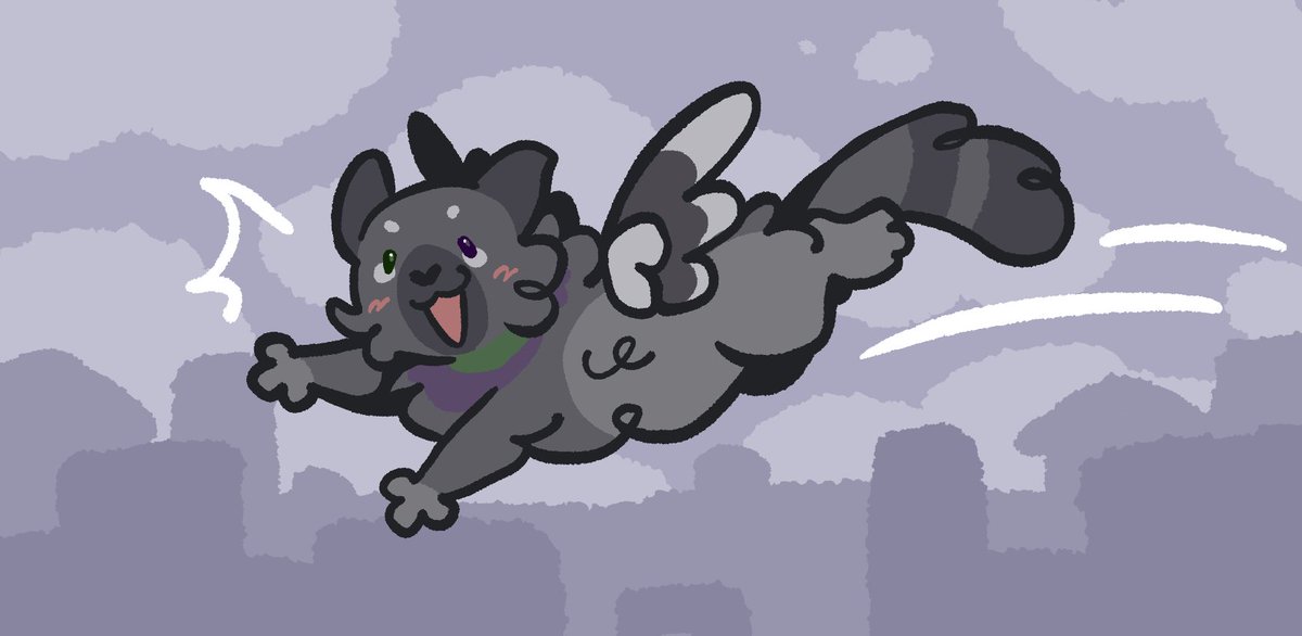 chaibumbles's tweet photo. Pigeon!! 💜💚 https://t.co/T7cRlWi1Zd