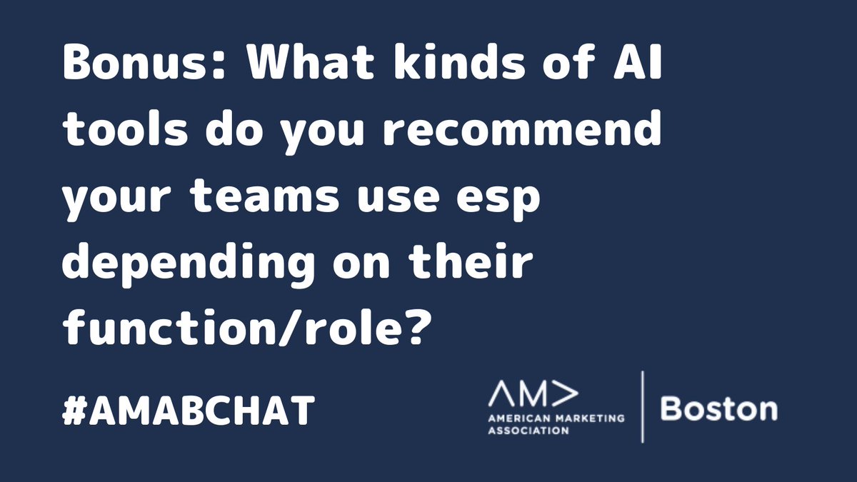 American Marketing Association (AMA) | Boston tweet media