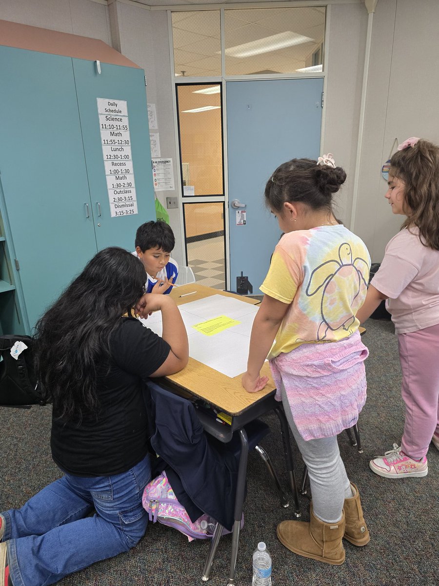 Solving math problems in a group allows students to work together, analyze and solve a word problem that presents a real-life scenario. Each member can contribute their understanding and reasoning to reach a solution. GREAT JOB! <a href="/AFE_Stars/">Arizona Fleming ES</a> <a href="/AFE_4thgrade/">Fabulous 4th Grade Stars</a>