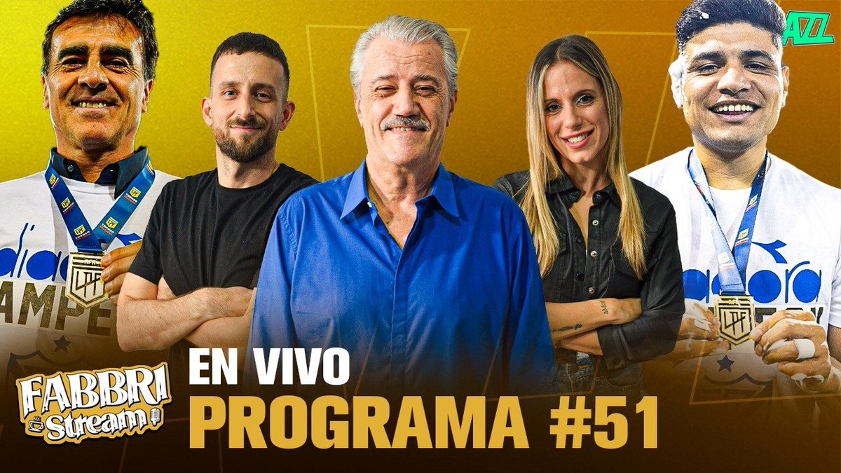 Un #FabbriStream de campeones: <a href="/SofiaMonachelli/">Sofia Monachelli</a> y <a href="/metcheverry99/">Martin Etcheverry</a> cuentan como vivieron el título de Vélez.

Entrevistamos a <a href="/GarciaLagoPabl1/">Pablo Garcia Lago</a>, exsecretario de San Lorenzo y hablamos sobre las elecciones en Racing.

▶️ Prendete al vivo en yt.openinapp.co/o5oo2