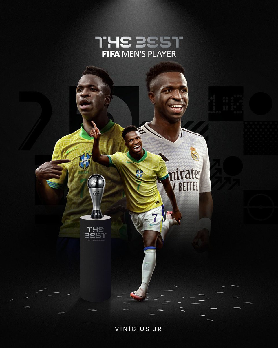 Sosa00880's tweet photo. Ahora si se ha hecho justicia, y de verdad se da un premio con criterios reales de jugadores y capitanes no gente desconocida y sin criterio. THE BEST @vinijr https://t.co/J3d7Y7eOPR