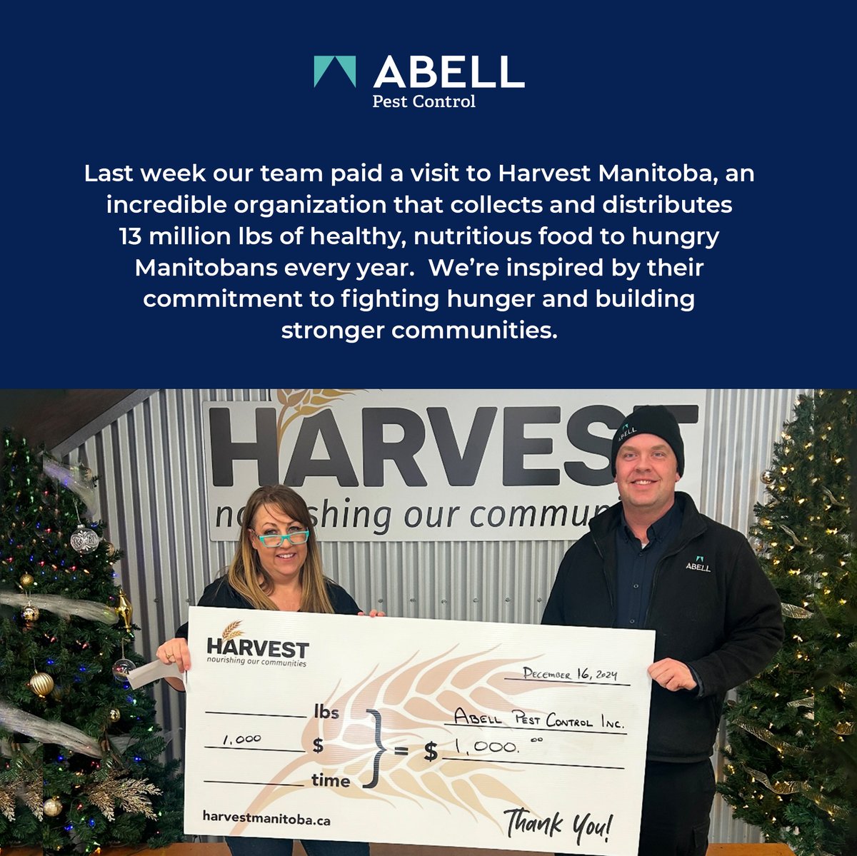 #12AbellDays #HarvestManitoba #FightHunger
