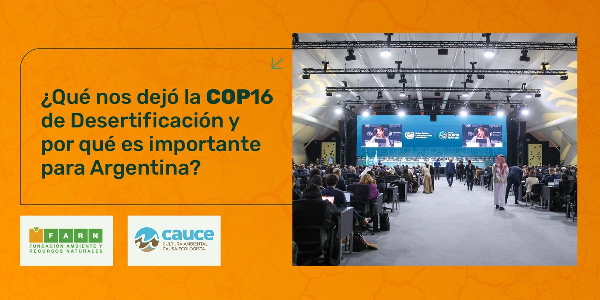 farnargentina's tweet photo. #COP16 de Desertificación🌎Concluyó en Riad, Arabia Saudita, la cumbre internacional que tenía como objetivo avanzar en la lucha contra la desertificación y mitigar los efectos de la sequía en los países más afectados por este fenómeno⬇️ https://t.co/09oTe0kDkB
