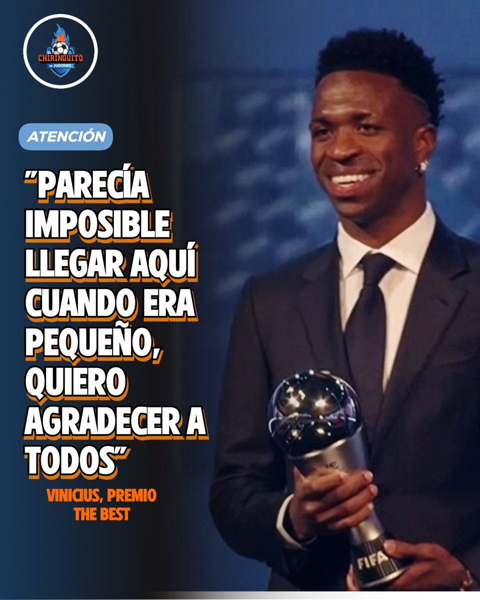 🗣️🔝 ¡HABLA EL THE BEST 2024! 

"Ver la pobreza de niño y poder llegar hasta aquí...es muy importante para mí".

"Quiero seguir mucho tiempo jugando en el Real Madrid, el club más grande del mundo".