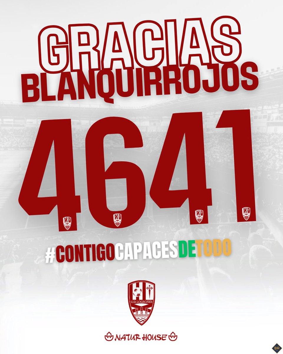 🔝 Blanquirrojos, acabamos de superar la segunda marca de la historia del club, 4.641 abonados. Sólo está por delante el mejor registro, los 6.237 de la primera temporada. ¡Gracias!