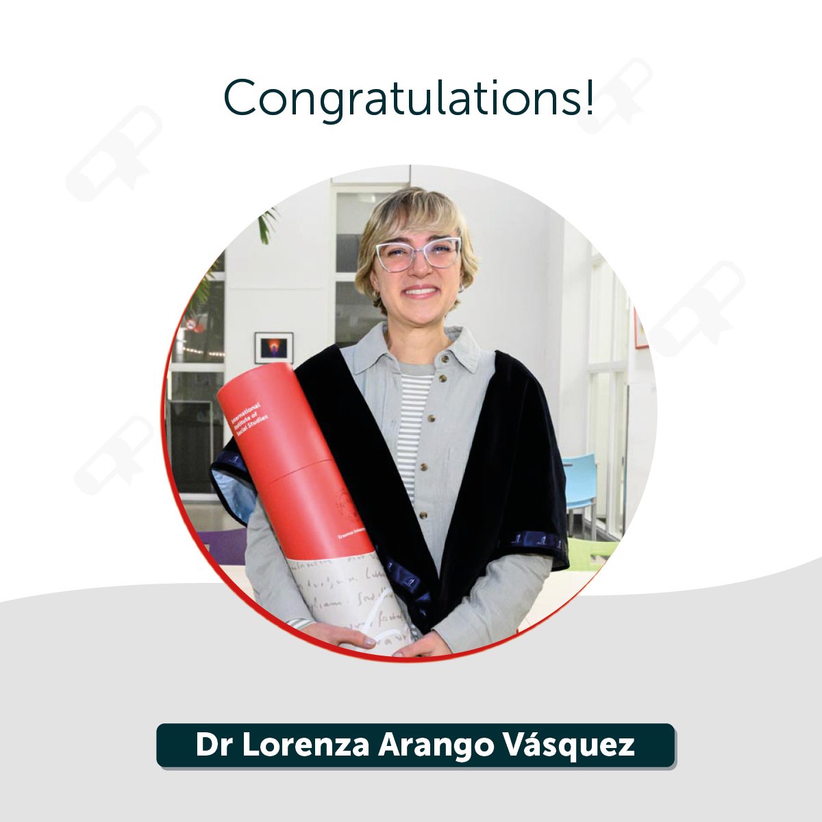 🎉 Cheers to Dr Lorenza Arango Vásquez on a successful PhD defence!

Dr Vásquez uncovers how commodity rushes in Colombia impact communities, ecosystems and the politics of labour and state-citizen relations.🌱

🔗 Read more: edu.nl/6acp3

#ISSPhDAlumni #LandRushes
