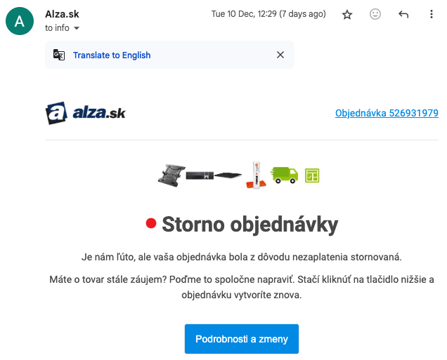 JanVdovec's tweet photo. Mila @Alzask, predpokladam ze mate toho vela, ale ocenil by som aspon jedno male ospravedlnenie na chybu na vasej strane. Lebo zatial zo vsetkej komunikacie s vasim supportom som ani raz nenavnimal komunikovanie ospravedlnenia chyby na vasej strane. 

Timelina pripadu:
26. 11. 2024 14:54 vytvorenie objednavky
26. 11. 2024 14:55 zaplatena kartou - aj vas system to tak eviduje
10. 12. 2024 12:19 tovar naskladneny
10. 12. 2024 12:31 objednavka zrusena - podla emailu na zaklade toho ze nebola uhradena vid screenshot
11. 12. 2024 16:39 ste mi odpisali na moju poziadavku na podporu a ziadali ste odo mna screenshoty o platbe 
11. 12. 2024 16:50 dodal som odpovedanim na email
16. 12. 2024 21:32 pripomenul som sa emailom, kedze niekolko dni som nemal ziadnu odozvu
17. 12. 2024 17:46 som volal na zakaznicku podporu, tam mi bolo len dost stroho odpovedane ze uz platbu vidia v systeme a ze si mam urobit objednavku na novo ak mam zaujem a ze financne oddelenie doriesi vratenie mojej platby

Mam vas teraz uverovat ak chcem objednat to iste? Teda ktovie kedy finance oddelenie vybavi tento pripad ked uz podla vas 10.12.2024 ste objednavku vystornovali a doteraz ste neposielali peniaze spat.

Btw. kvoli tomuto postu som musel zaplatit Elonovi aby som to mohol takto kvetnato a dlho opisat :)