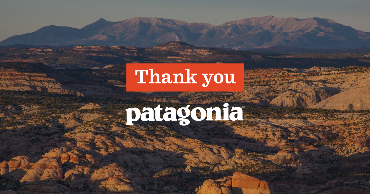 Last minute holiday shopping? Consider purchasing from @Patagonia, where you'll notice an option to donate to TCA at checkout! This fundraising partnership has proven to be a fantastic avenue to raise additional support for protecting wild places and outdoor spaces.