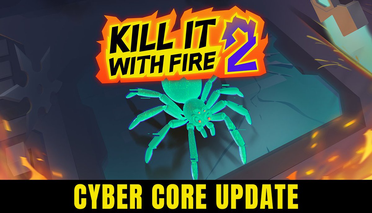 🕸️ KIWF2 CYBER CORE UPDATE IS NOW LIVE!

🖥️New Level: CyberCore
🕷️New Spiders: Glitch Spiders
🔫New Weapons: Decompiler, Drone
🦋New Lab Project: Butterfly Effect
➕New Challenges, Achievements, Objectives, Potion, Jetpack, Objectives, Cosmetics, &amp; Holiday Surprise!
