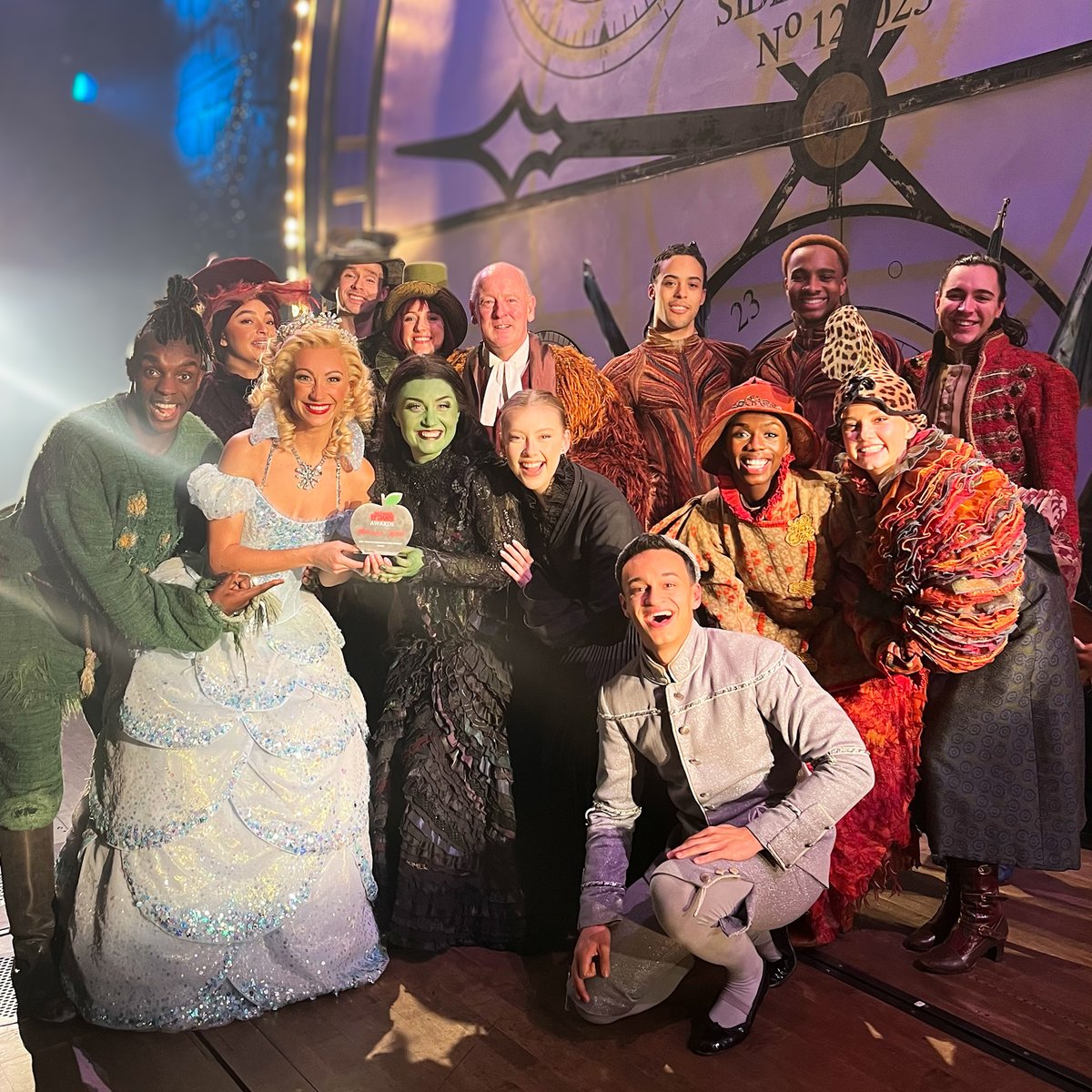 WickedUKLearn's tweet image. Wizn&apos;t it wonderful? Our London cast were thrillified to receive the 2024 @SchoolTravelOrg Award for Best Theatre Production for Schools! 🍎💚