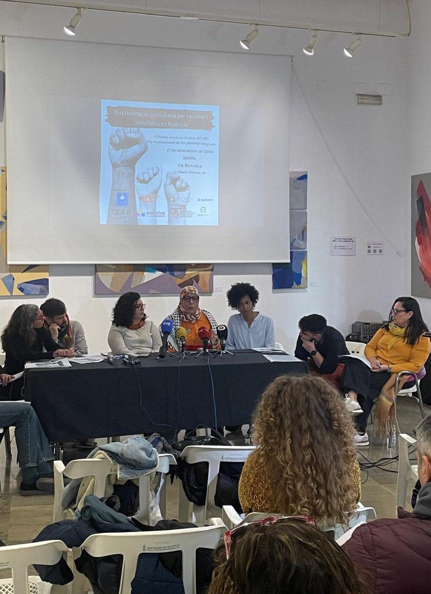 valenciaacoge1's tweet photo. 🔥 Hoy se ha presentado el II Informe Discriminación Cotidiana por Racismo, que recoge situaciones de #racismo en el contexto de #DANA, discursos de odio, malas prácticas policiales, vulneraciones de derechos en #CIE y exclusión por #RacismoInstitucional de derechos fundamentales https://t.co/x3SWZEAS93