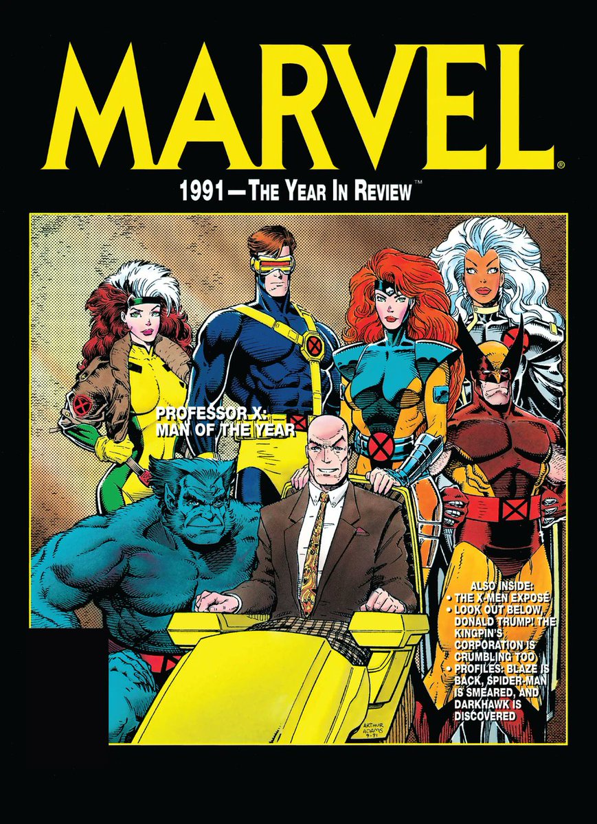 AustinGorton's tweet photo. 352 - Marvel Year In Review #3 (12/17/1991)
They'd probably feel forced and cloying today, but I miss when Marvel did stuff like this.
Cover by Art Adams.
#WolverineADay #Wolverine50 #Xmen #MarvelYearInReview https://t.co/LKRylI0jg6