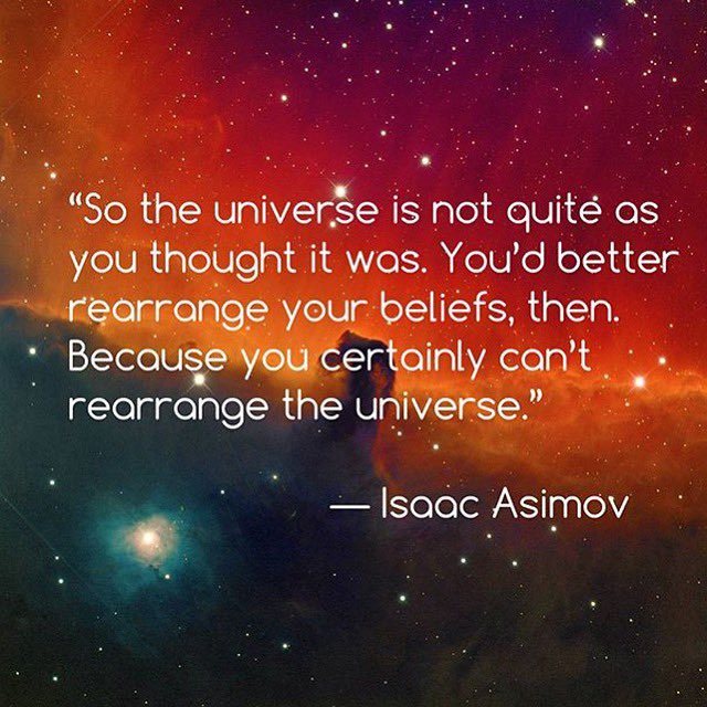“You are my idea of a good writer because you have an unmannered style, and when I read what you write, I hear you talking.

One thing about the book made me nervous. It was entirely too obvious that you are smarter than I am. I hate that.”

- Isaac Asimov to Carl Sagan in 1973