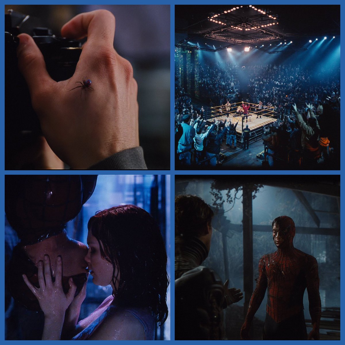 josemanuelgm07's tweet image. Como amo a esta película, nunca me canso de vérmela 😍🕷️❤️💙

#SpiderMan2002 🕸️