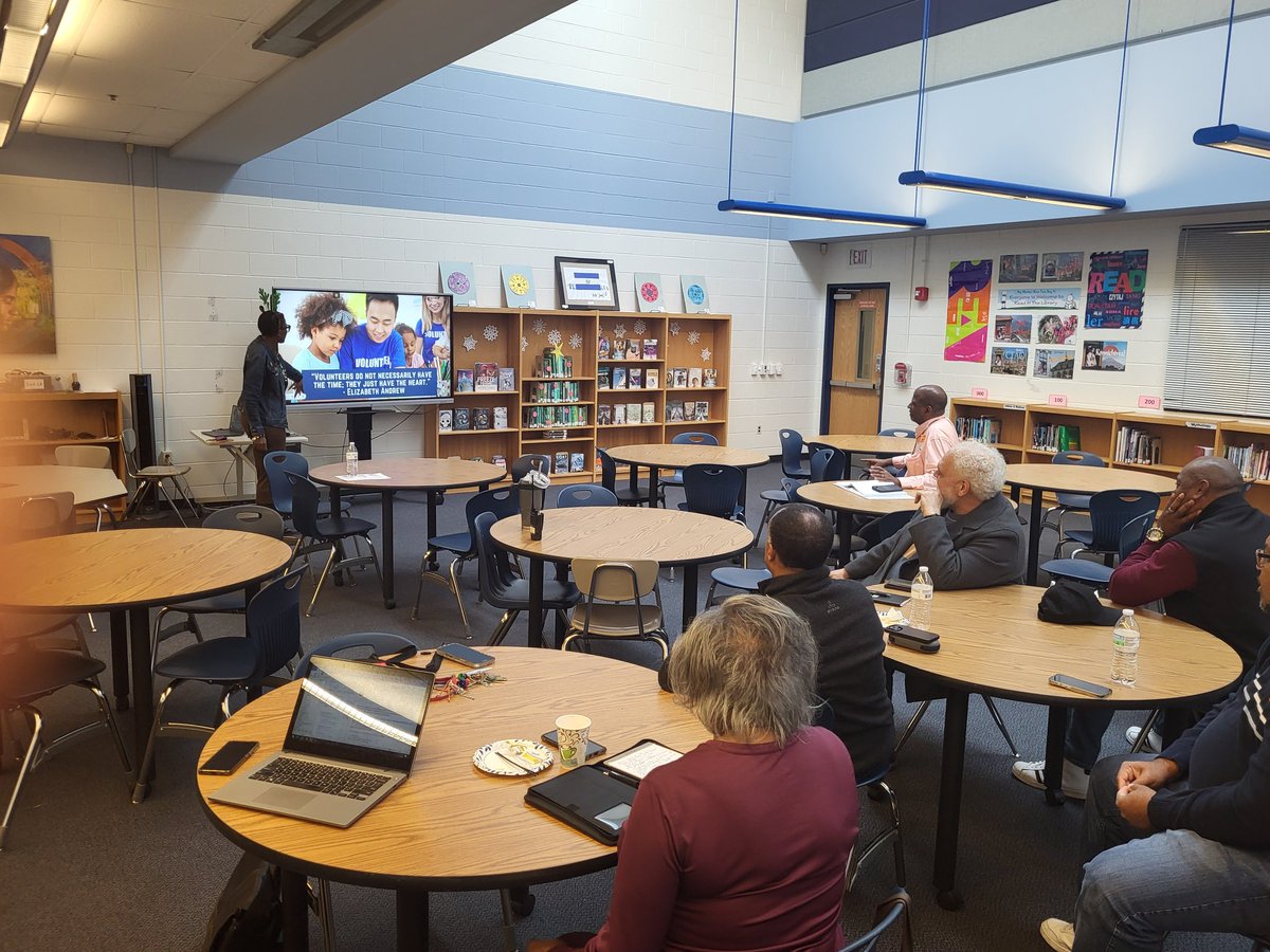 It takes a village... Thanks to Principal Brevard for her vision &amp; thankful to our faith-based partners for their willingness to serve as mentors to our young scholars...our future.