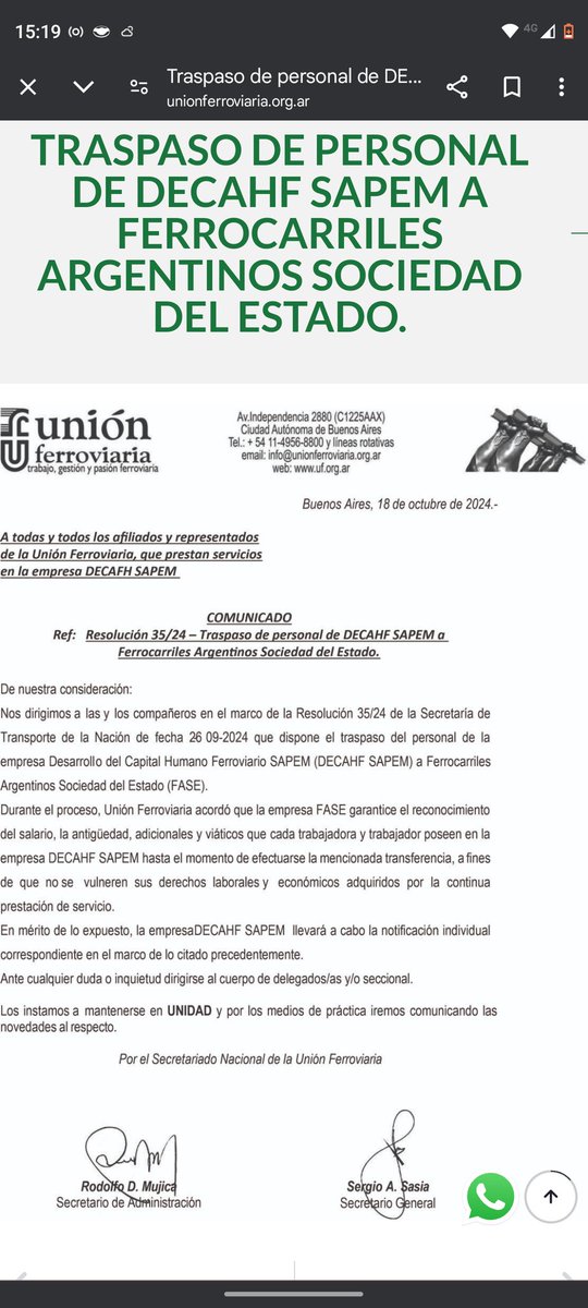 IngDaphne's tweet photo. @fedesturze Cuántos de los 1.388 empleados son traspasados a Trenes Argentinos Sociedad del Estado? https://t.co/YgcQsoiwAZ