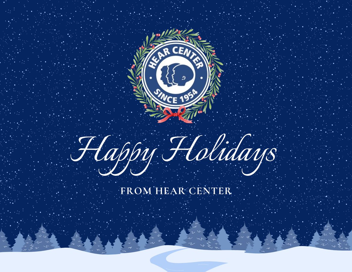 Dear Friend of HEAR Center,

Please note that we will be closed December 24, 2024 – January 1, 2025 Winter Break from Tuesday, December 24th, 2024 to Wednesday, January 1nd, 2025. We  reopen for appointments on Thursday, January 2nd, 2025.

Thank you for your continued support.