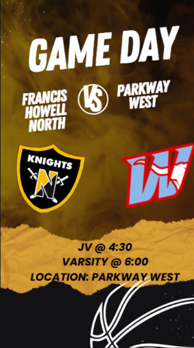 It’s game for your Lady Knights! JV and Varsity are on the road at Parkway West!  JV game @ 4:30 and Varsity will follow at 6:00pm! See you there! #uKNIGHTed #riseabove <a href="/TMoranFHN/">Tommy Moran</a> <a href="/FHN_GirlsBBall/">FHN Lady Knights Basketball</a> <a href="/SCoates1331/">Scott Coates</a> <a href="/fhnactivities/">Mike Janes</a> @FHN_Knight