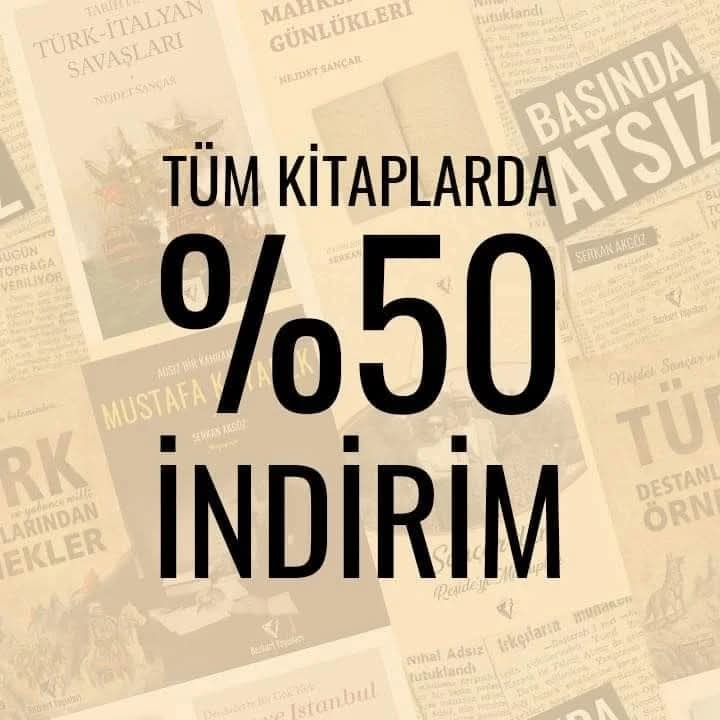 🎉 Yılın Son Fırsatı!

Türkçülük, Türk Tarihi ve Türk Edebiyatıyla ilgili kitaplarımızda %50’ye varan İNDİRİM! 📚

Bu fırsatı kaçırmayın, yılın son kampanyasından siz de yararlanın!

📅 Kampanya sadece 21 Aralık’a kadar geçerli.
📦 Hemen sipariş verin: bozkurtyayinlari.com