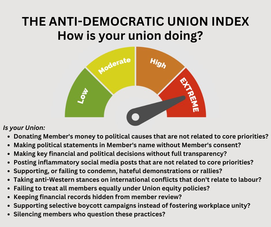 JewishLabourCA's tweet photo. How is YOUR union doing? https://t.co/zUuBuyCxma