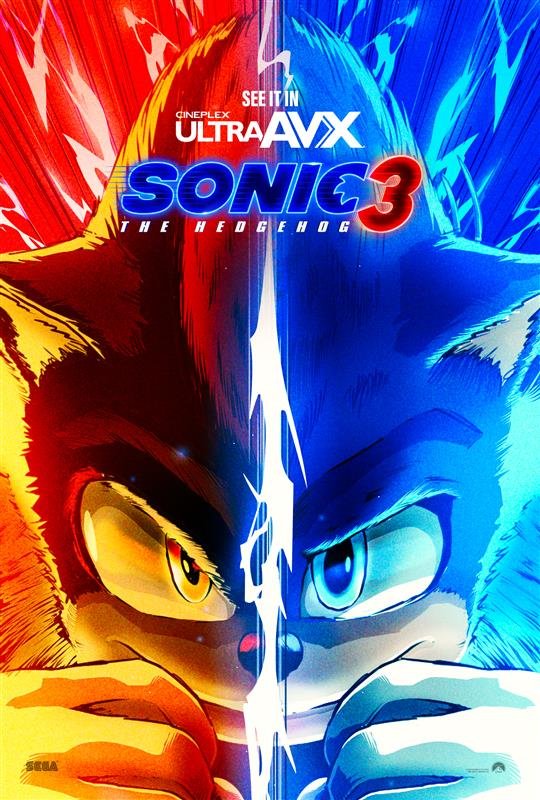 KrishnaKBON's tweet photo. Run, don’t walk, to see Sonic the Hedgehog 3 in #UltraAVX. 💙
Check out this exclusive UltraAVX artwork! See it in theatres this weekend. https://t.co/Qu5vyqNUlu