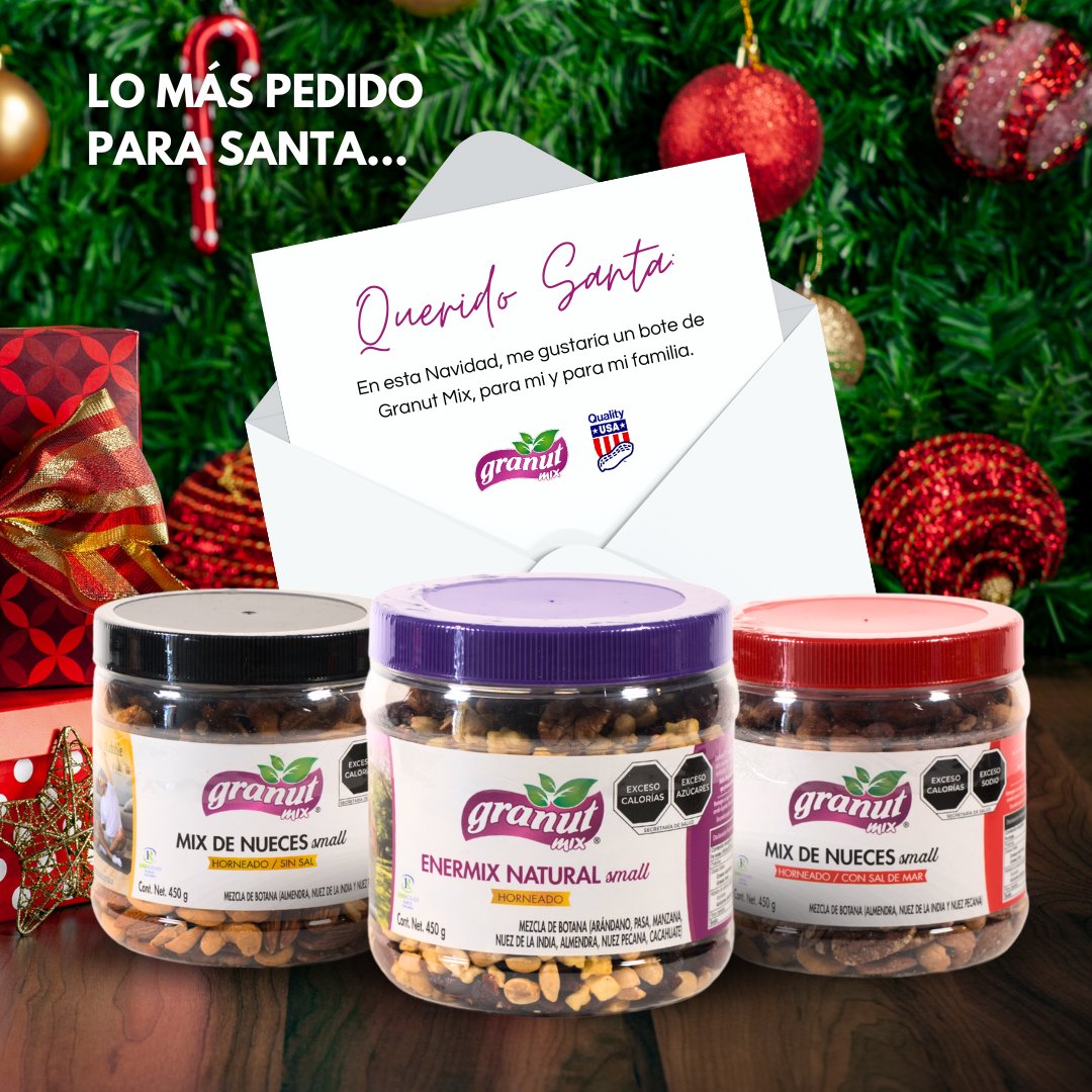 granutmix's tweet photo. Lo más pedido para Santa 🎅🥜 ¡Y no es un juguete! 
#GranutMix https://t.co/TP2TfvhcNZ