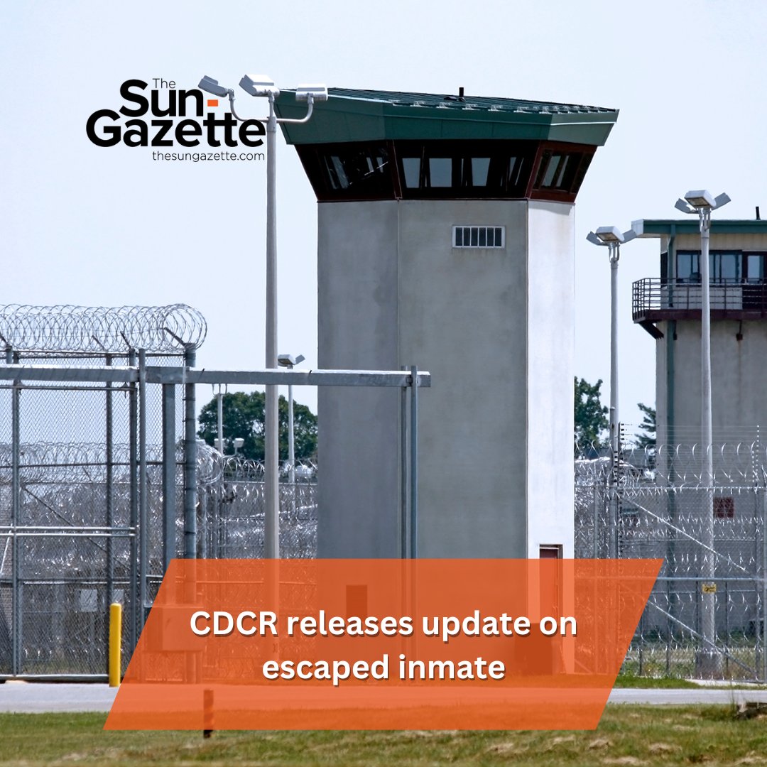 The California Department of Corrections and Rehabilitation released update on inmate who escaped custody while being transported to Delano

s.mtrbio.com/lxqsnanczp