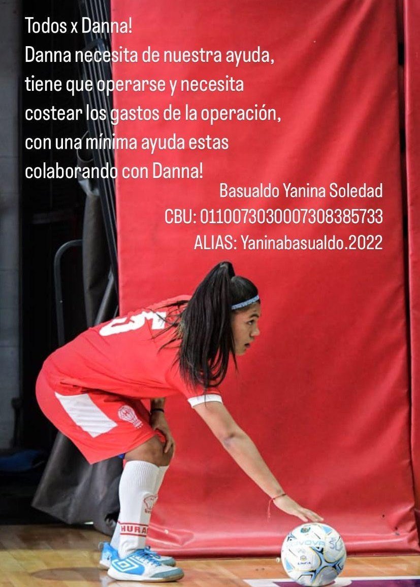 Cada unx de uds sabe lo que cuesta (y duele) una ruptura de ligamentos.
En una nena de solo 11 años, es más complejo aún.
Tenemos que juntar 2.3M.

CBU:0110073030007308385733
ALIAS: Yaninabasualdo.2022

Y darle difusión, es ayudar de 💟 ❣️