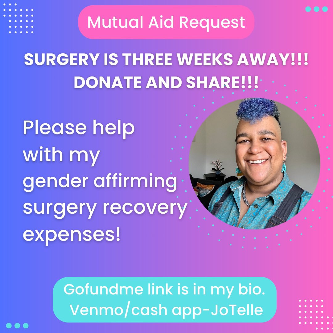 Hello! I am just 3 weeks away from surgery and while I’m getting closer to my fundraising goal, I could still use some help! Please donate and share this post!!! 💜