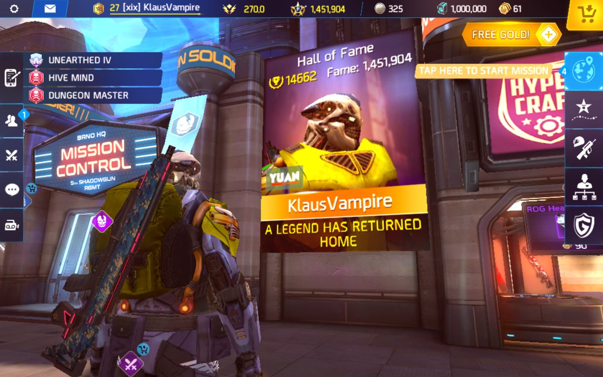 VargaTrance's tweet image. Yep, I'm in the Hall of Fame.
Fucking warrior!

#shadowgun #Legends