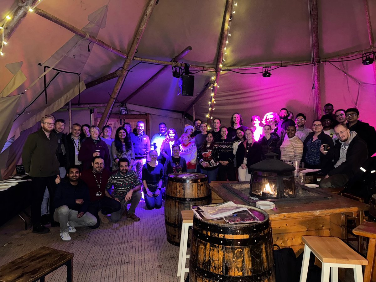 Festive cheer at the iMBE Xmas Tipi 2024!