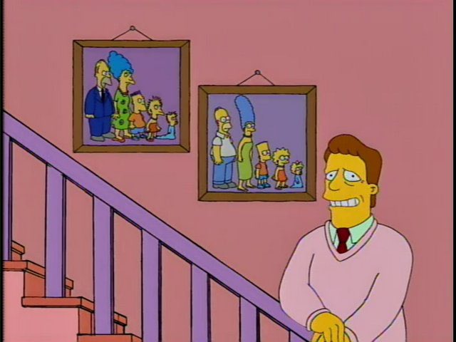 Troy McClure in the Simpsons residence