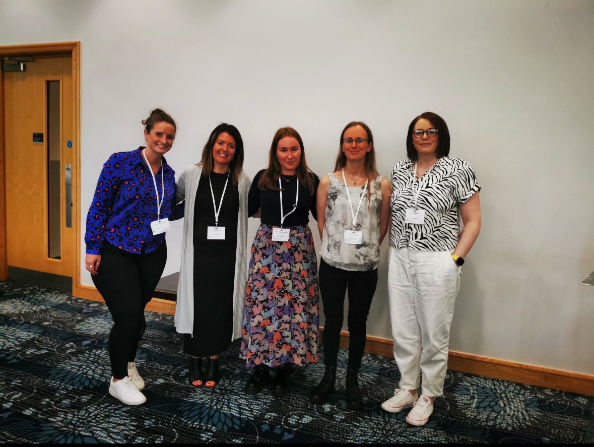 This was a real highlight of my summer; forming a symposium on LGBTQA+ inclusion at <a href="/socialpsychUK/">BPS Social Psychology Section</a>, with Dr Phoebe McKenna-Plumley, Dr Stephanie Burns, Dr Liadh Timmons, and Dr Lorraine McDonagh.

Lovely to see a photo of us all together 🙂