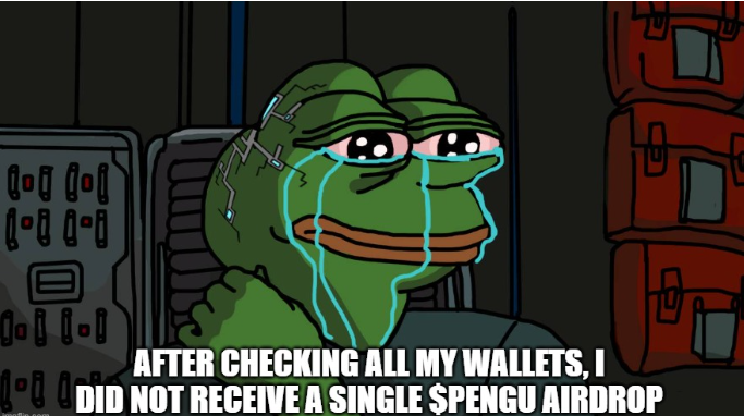 nextgenpepe's tweet photo. $PENGU why? https://t.co/8xKf8Epeou