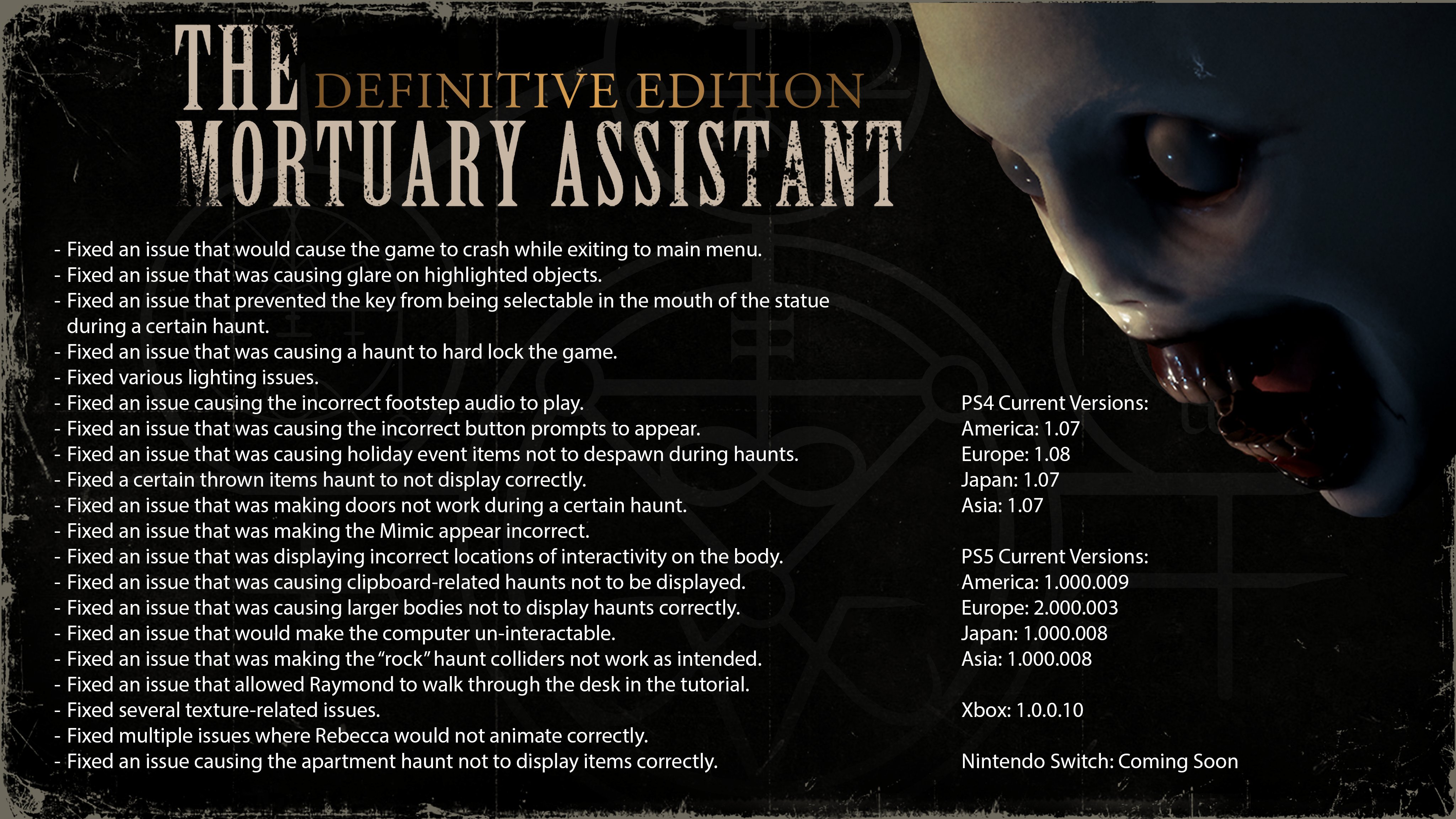 The Mortuary Assistant switch ニンテンドースイッチ SRG#122: The Mortuary Assistant (Switch) – Super Rare Games