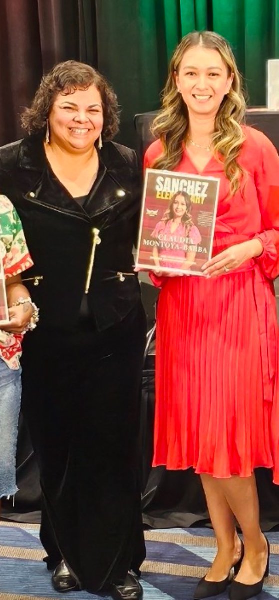 Congratulations <a href="/MrsCMontoya/">Claudia Montoya-Barba</a> for winning Principal of the Month! It's definitely well deserved! <a href="/SanchezES_HISD/">Sanchez Elementary</a> appreciates you!