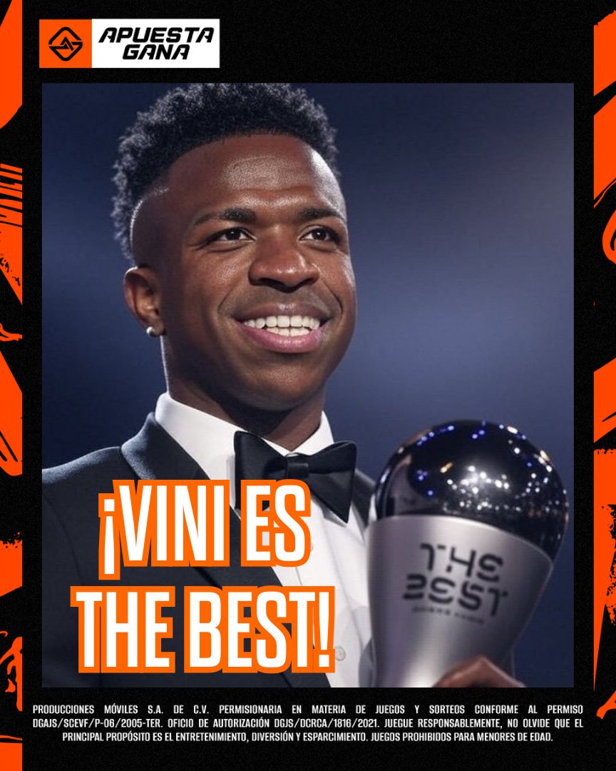 La FIFA habló y el premio #TheBest al mejor jugador del 2024 es para...<a href="/vinijr/">Vini Jr.</a> 🇧🇷!!

¿Se lo merece el jugador del Real Madrid? Polémica por todos lados. 😱😱