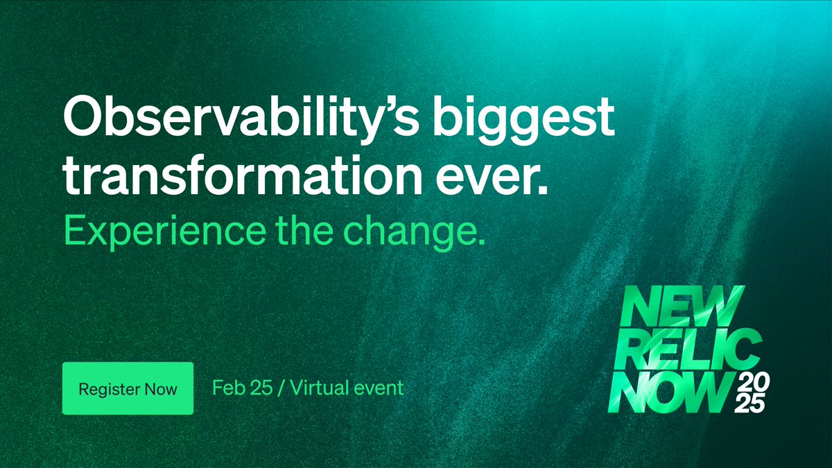 New Relic tweet media