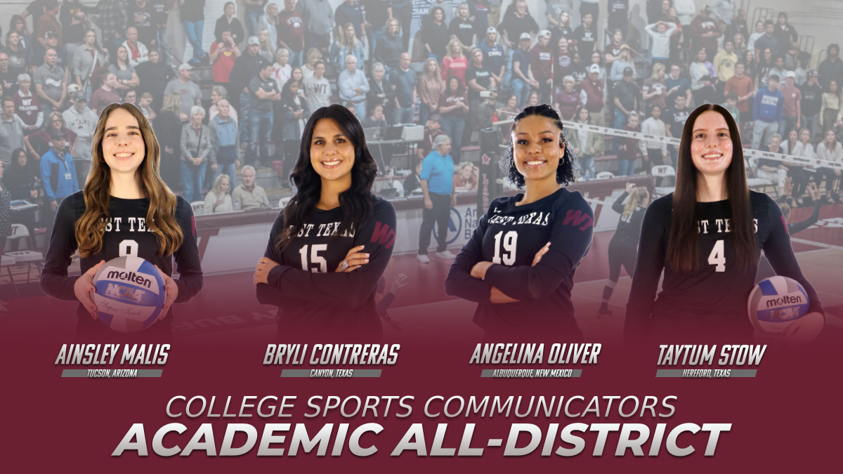 WT Volleyball (@wtamuvolleyball) on Twitter photo Malis, Contreras, Oliver and Stow Named CSC Academic All-District
#BuffNation // #Allin // #Give // #GTB Malis, Contreras, Oliver and Stow Named CSC Academic All-District
#BuffNation // #Allin // #Give // #GTB